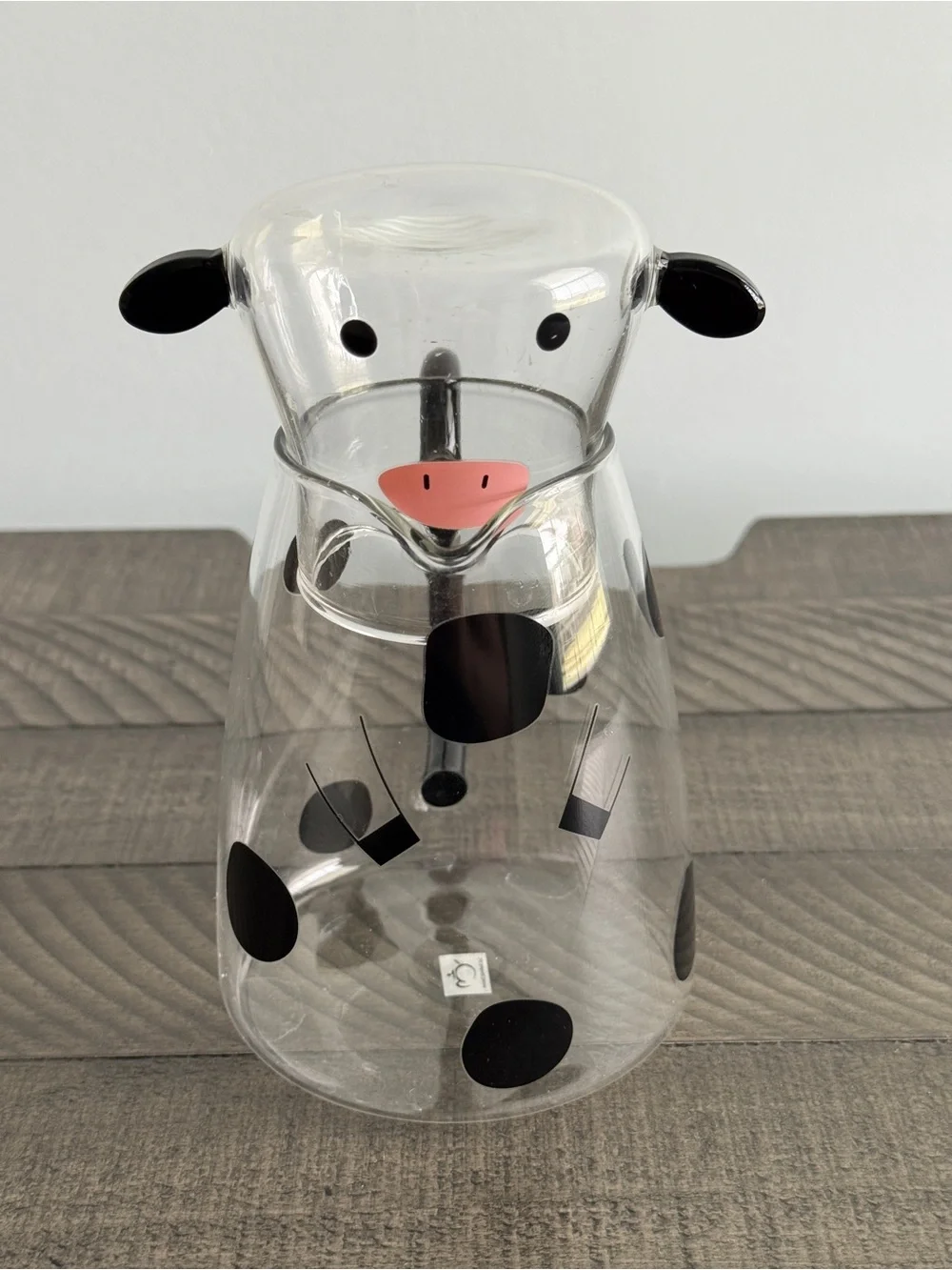 Cow Carafe Pitcher Cow Water Pitcher With Cup Bedside Water Carafe Cow Glass Set